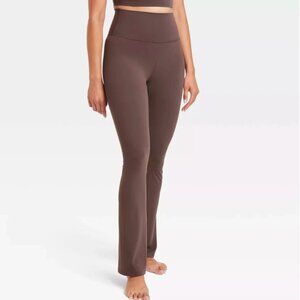Target All In Motion Everyday Soft Ultra High Rise Flare Leggings Brown Size XS